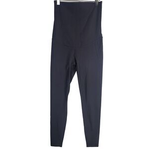 Poshdiva Leggings XS Womens Full Length Dark Grey Pull On High Rise Athletic